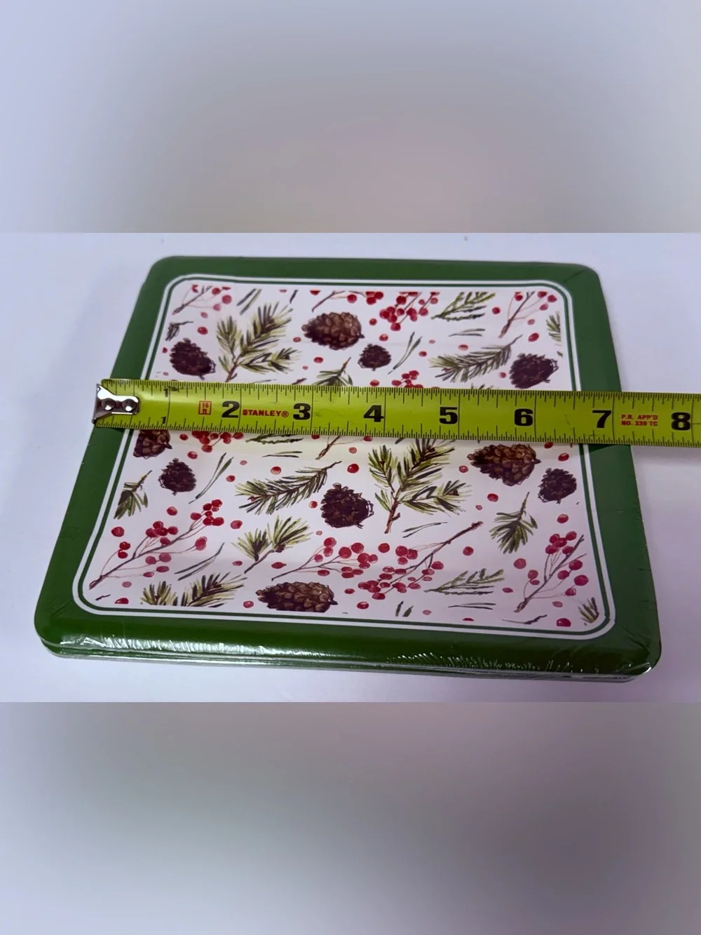 Square Salad Paper Plates Boston International 8-Count 7